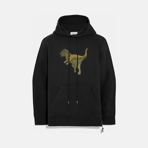 蔻驰/Coach REXY连帽卫衣 68235_BLK