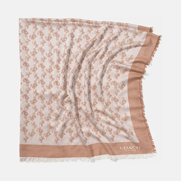 蔻驰/Coach 马车图案大号方巾 85977_CAM