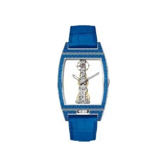 昆仑/Corum 51x34MM 白金表壳搭配蓝色蓝宝石表圈 自动机械机芯 113-163-69-0003-0000