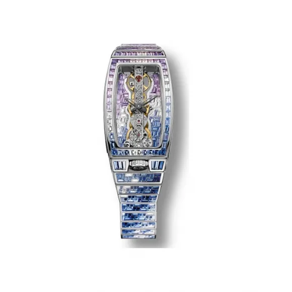 昆仑/Corum 21MM x 43MM 白金镶钻表圈 手动机械机芯 113-223-69-V603-GR13G