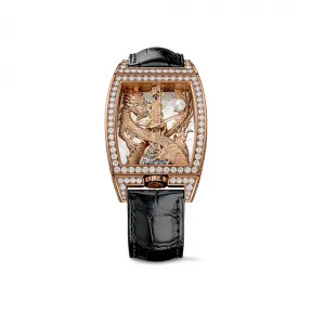昆仑/Corum 34MM x 51MM 玫瑰金钻石表圈 手动机械机芯 113-267-85-0001-GD55R