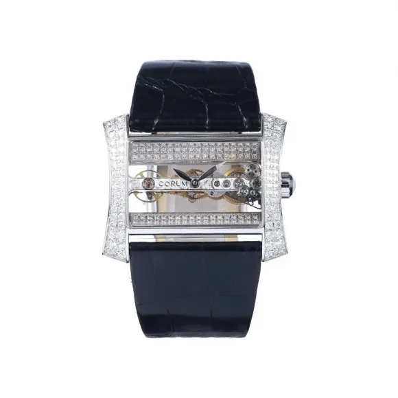 昆仑/Corum 41x34MM 18kt 白金钻石表圈 手动机械机芯 113-353-69-0081-0019G