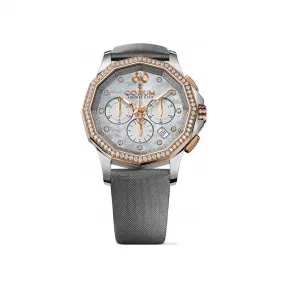 昆仑/Corum 38MM 精钢配玫瑰金钻石表圈 自动机械机芯 132-101-29-F149-PK10