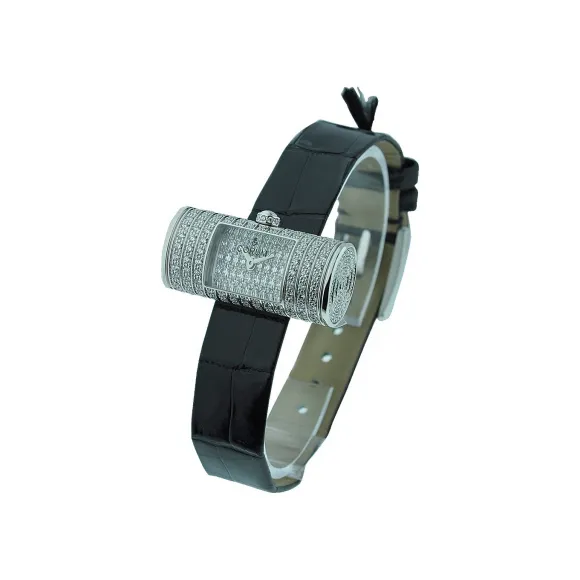昆仑/Corum 30 x 14.5MM 18K白金镶钻 石英机芯 137-801-69-0081-GR34