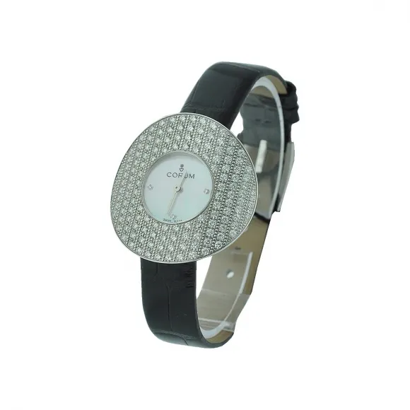 昆仑/Corum 34MM 18kt 白金镶钻 石英机芯 237-101-69-0081-PN01