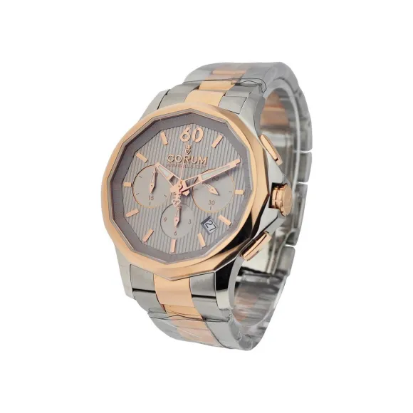 昆仑/Corum 42 MM x 11.60 MM 精钢搭配玫瑰金表圈 自动机械机芯 984-101-24-V705-FH11