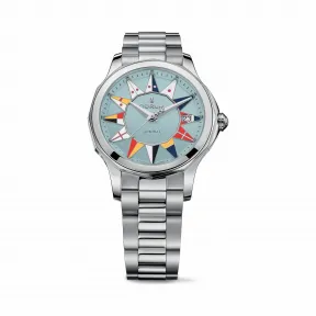 昆仑/Corum 39毫米金桥圆形腕表 系列 18kt白金，双防反射蓝宝石水晶，蓝宝石底盖，76颗VVS / H /全切工钻石，1.51 ct 手动机械机芯 A082-03262–082.200.20-V200BC12