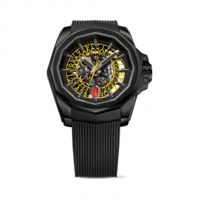 昆仑/Corum Admiral 海军上将系列 5 级钛金属 黑色 PVD 涂层处理 双面防眩水晶玻璃表镜 水晶玻璃表底盖 自动机械机芯 45 mm A082-03671-082.405.95-F371-NO10