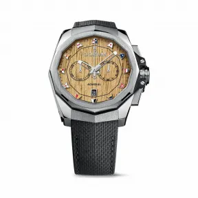 昆仑/Corum 海军上将Legend 42腕表 系列 精钢，5N 18kt玫瑰金表圈和表冠，双层防反射蓝宝石水晶，蓝宝石底盖 自动机械机芯 A116-03363–116.101.20-F249AW01