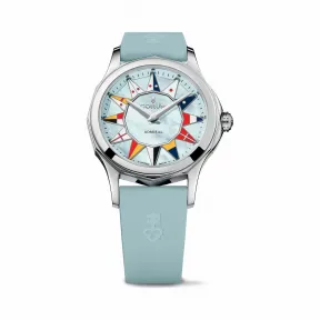 昆仑/Corum 海军上将Legend 32腕表 系列 不锈钢，5N 18Kt玫瑰金表圈和表冠，双面防眩水晶玻璃表镜，水晶玻璃表背 自动机械机芯 A400-03172–400.100.20-0381BC12