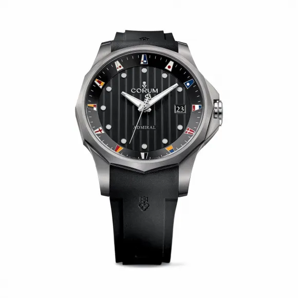 昆仑/Corum 海军上将Legend 32腕表 系列 5N 18Kt玫瑰金，双面防眩水晶玻璃表镜，水晶玻璃表背 自动机械机芯 A403-02905–403.100.04-F371AN10