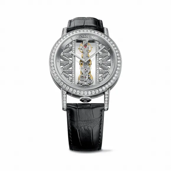 昆仑/Corum 海军上将AC-ONE 45镂空腕表 系列 五级钛金属，双面防眩水晶玻璃表镜，水晶玻璃表背 自动机械机芯 B113-03043–113.901.69-OF01GG69G