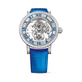 昆仑/Corum Heritage 经典系列 18kt 白金 687 颗圆钻 ~ 7.57 克拉 124 颗长方形钻石 ~ 8.75 克拉 44 颗黑钻 ~ 1.39 克拉 自动机械机芯 46.50 mm C374-04029-374.303.69-0F03-0000