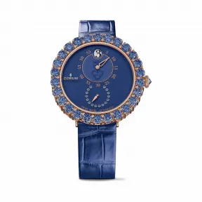 昆仑/Corum 经典系列 5N 18kt玫瑰金,镶蓝宝石 蓝宝石水晶玻璃 自动机械机芯 Z254-03648