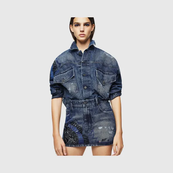 迪赛/Diesel DE-IMANI-SX 牛仔衫 00S0EH0092Z