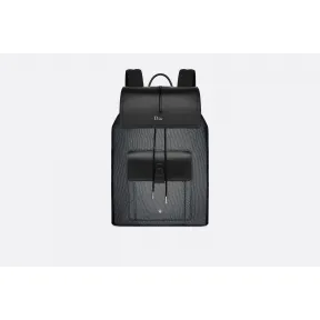 迪奥/Dior  Motion 反光尼龙、网眼布和黑色小牛皮背包  1MOBA062YHB H03E