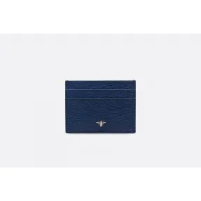 迪奥/Dior 蓝色软木饰面小牛皮卡套  2ABCH001YHT H00E