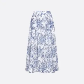 迪奥/Dior 中长款喇叭裙 311J90A3845-X0825