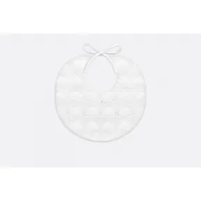 迪奥/Dior 经典藤格纹 cannage 图案府绸围兜  4EBM51BIBD Y001