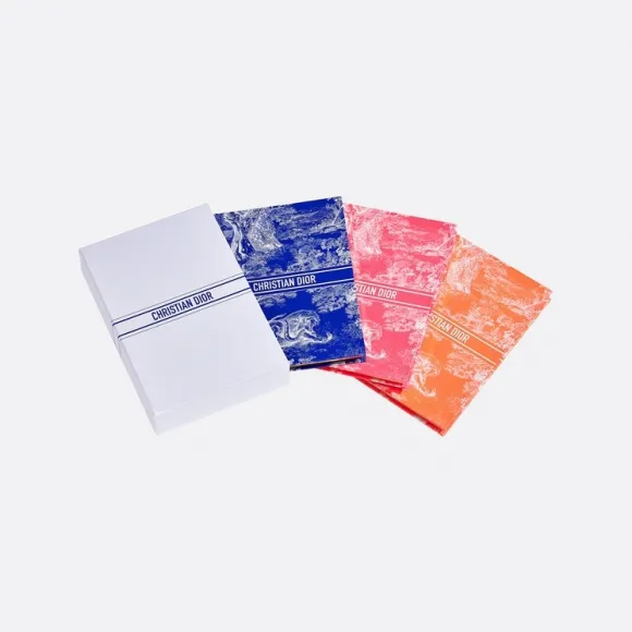 迪奥/Dior Dioriviera 2022 笔记本 3 本套装 多色茹伊印花 HYA02SCR0L_C970_TU