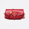 迪奥/Dior Dior Bobby East-West 手袋 绯红色光面牛皮革 M9327UMOL_M57R_TU