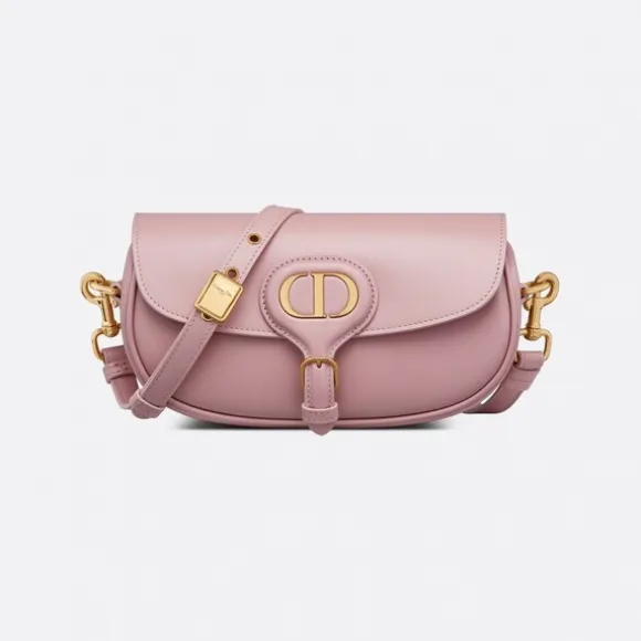 迪奥/Dior Dior Bobby East-West 手袋 复古粉色光面牛皮革 M9327UMOL_M77P_TU