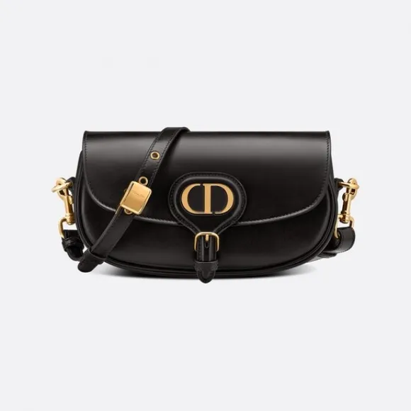 迪奥/Dior Dior Bobby East-West 手袋 黑色光面牛皮革 M9327UMOL_M900_TU