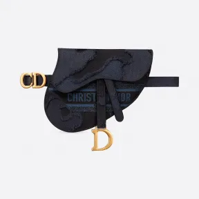 迪奥/Dior 蓝色迷彩马鞍腰包 S5632CWAH-M928