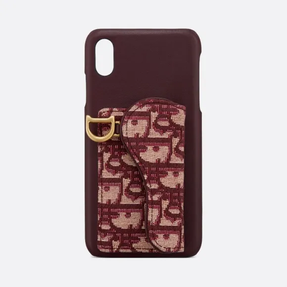 迪奥/Dior Dior Oblique iPhone XS Max马鞍手机套 S5633CTZQ-M974