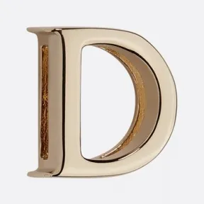 迪奥/Dior My ABCDior“D”字母徽章 浅金色饰面金属 S9169OMET_M196_TU