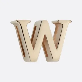 迪奥/Dior My ABCDior“W”字母徽章 浅金色饰面金属 S9188OMET_M196_TU