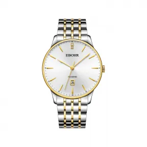 依波/Ebohr 大师系列 41MM 不锈钢 石英机芯 21064119-