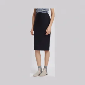 安普里奥·阿玛尼/Emporio Armani 初剪羊毛开衩设计铅笔裙 35381482bh