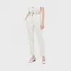 乔治阿玛尼/GIORGIO ARMANI 女士 光泽面料卡其裤 54170577pu