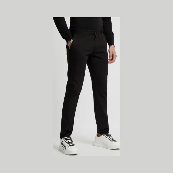 安普里奥·阿玛尼/Emporio Armani 色织和套染华达呢修身工装裤 13317050im