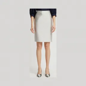 安普里奥·阿玛尼/Emporio Armani 真丝和棉拉西米尔绸铅笔裙 35406345bf