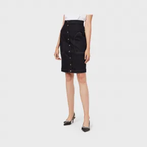 安普里奥·阿玛尼/Emporio Armani 牛仔布铅笔裙 35417725op