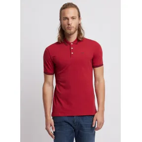 安普里奥·阿玛尼/Emporio Armani 胸部对比感徽标棉质珠地 Polo 衫 12227213xn