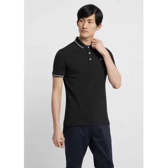 安普里奥·阿玛尼/Emporio Armani 弹力棉质 Polo 衫 12202799hc