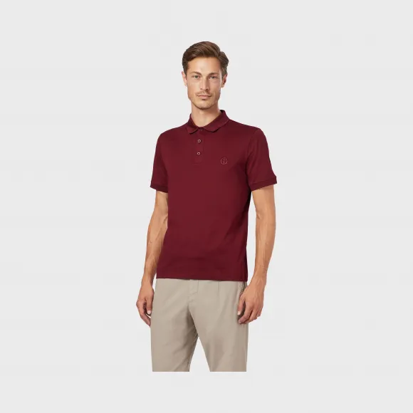 乔治阿玛尼/Giorgio Armani 弹力棉微珠地布 Polo 衫 12358401ck