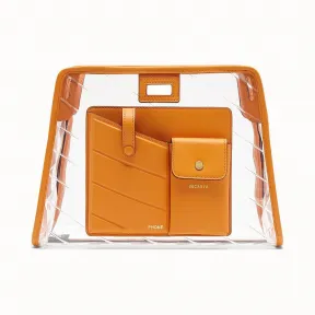 芬迪/Fendi 小号PEEKABOO DEFENDER_橙色皮革Peekaboo翻盖 7AR717 A7Q 7F16GO