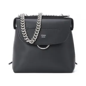 芬迪/Fendi  黑色 牛皮 女士 双肩包 8BZ041A1AVF0GXN