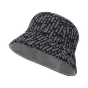 芬迪/Fendi 灰色尼龙渔夫帽-FENDI芬迪中国官网 FXQ801AI4NF0QZ0-8056867644279