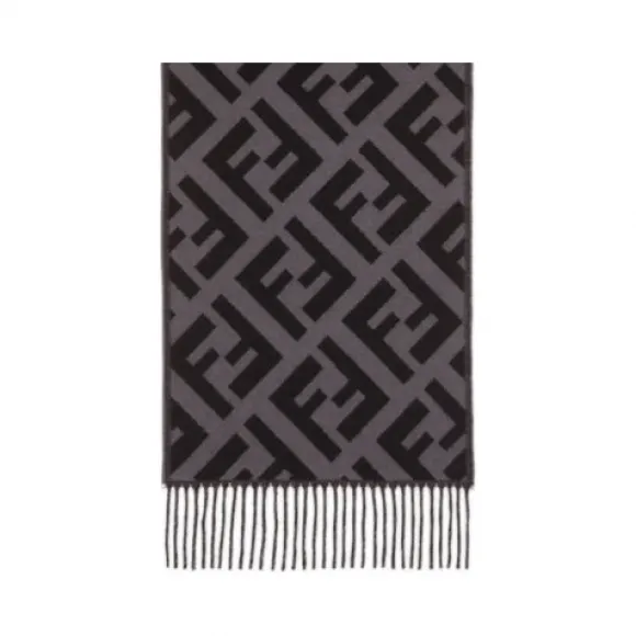 芬迪/Fendi 围巾 羊绒和羊毛 黑色 FXS124ADSIF0RP3 8058613418110