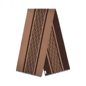 芬迪/Fendi 棕色羊毛围巾-FENDI芬迪中国官网 FXS124AH7PF15B6-8056867206316