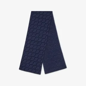 芬迪/Fendi 围巾-蓝色羊绒围巾-男士围巾 FXS124AMR2F0UD6 8056582452746