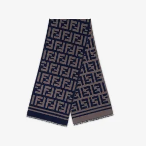 芬迪/Fendi 围巾-桑蚕丝羊毛拼色围巾-男士围巾 FXS424A3Q1F078C 8056582511320