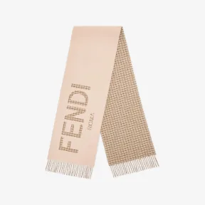 芬迪/Fendi Fendi围巾-粉红色羊毛和羊绒围巾-女士围巾和丝巾 FXT334AHR1F0QD1 8054321986422