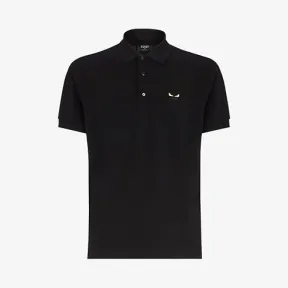 芬迪/Fendi POLO衫_黑色凸纹polo衫 FY0985 A87 6F0QA1