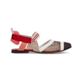 芬迪/Fendi 芭蕾舞鞋-少年网眼芭蕾舞鞋  JFR303AADYF19MZ